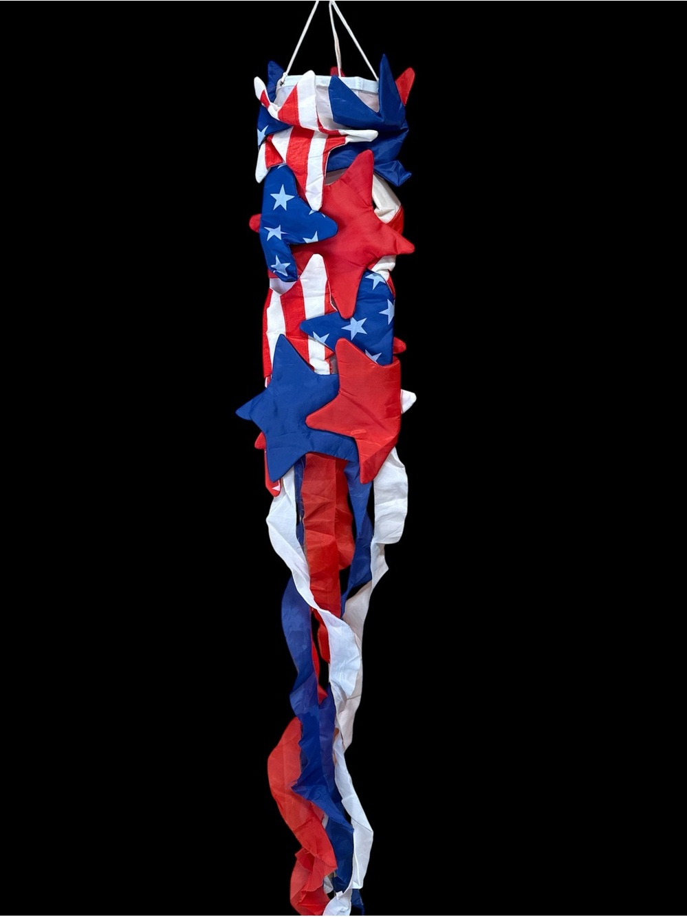 Vintage USA American Red White Blue Windsock 4July